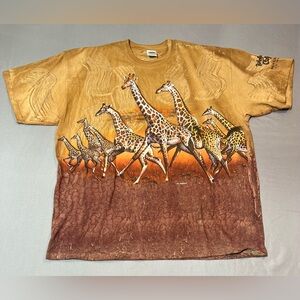 Vintage Rainforest Cafe MGM Grand Las Vegas AOP Men's XL Wrap Around Print